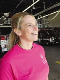 Firefighters don pink for breast cancer awareness
