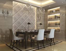 Add a splash of yellow to give the dining room a cheerful allure [design: 3d Wall Panels Features Types And Design Ideas Hackrea