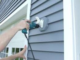 Install A Flag Pole Bracket On Vinyl Siding Home Construction Improvement Flag Pole Bracket Vinyl Siding Vinyl House