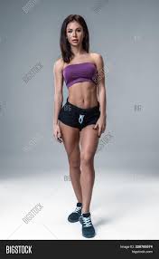 25 outfits from tv shows that are so perfect, people dream of them. Brunette Sexy Fitness Image Photo Free Trial Bigstock