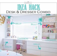 Magasinez chez ikea canada ici. Ikea Hack Custom Desk Dresser Combo Tidbits Twine Rangement Maison Chambre Enfant Diy Ikea