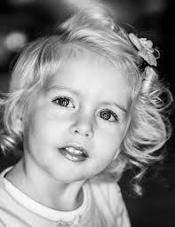 I saw his toddler photo on his instagram and he had blond hair? Black And White Image Of A Blond Little Girl Looking At Me Stock Image Image Of Summer Little 136688861