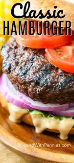 Summer is here and if you want to impress on the bbq then you must try my homemade beef burger recipe. Classic Hamburger Recipe Spend With Pennies