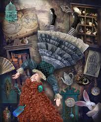 What does go down the rabbit hole expression mean? Made Balbat Art Alice Down The Rabbit Hole New Work In Facebook