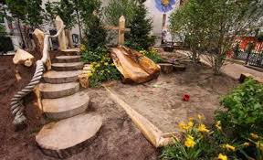 44 Trendy Garden Kids Playground Simple Playground Landscaping Backyard Playground Natural Playground