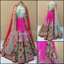 Wow Vows Bridal Anarkali By Mischb Couture Party Wear Lehenga Bollywood Fashion Pakistani Lehenga
