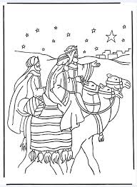 Reyes Magos Para Colorear Con Sus Animales