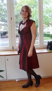 This listing is for a pdf digital download sewing pattern. Burgundy Wedding Guest Dress The Late Night Sewist