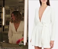 There were happy moments and furious moments, and every other sprinkled in between. Baker And The Beauty Season 1 Episode 1 Noa S White Playsuit Shop Your Tv