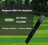 Amazon.com : KANXAJJY (2PCS) UC22008 Lawn Mower Blades ...