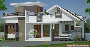 1132 Sq Ft 2 Bedroom Single Floor Home Mixed Roof Bungalow House Design Unique House Design Kerala House Design