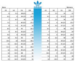 Adidas Shoes Size Chart