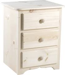 This nightstand is a perfect addition for a your master bedroom display and storage space. Chelsea Home 3 Drawer Solid Wood Nightstand In Unfinished Wayfair