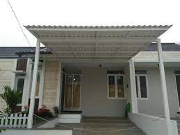 Dari contoh gambar diatas lebarnya adalah 3 m dan panjang ke depan adalah 5 m. Contoh Kanopi Kanopi Spandek Transparan Model Minimalis Modern Di Canopy Rumah Minimalis Type 36 Benyanyi