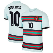 National team portugal at a glance: Portugal National Team Bernardo Silva 10 2021 Away Jersey