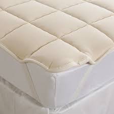 Downtown Mattress Pad Queen Merino Wool Fill Anchor Bands Mattress Pad Queen Mattress Wool Mattress