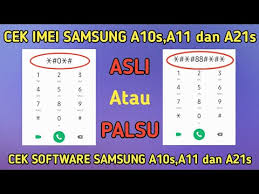 Cara Cek Software Hp Samsung A10s A11 Dan A21s 2020 Youtube