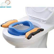 Plastic Wing Bidet Toilet Seat Cover Accessories Folding Toilet Training Kit Light Baby Potty Cover Baby Wc Portable Seats