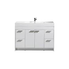 Living room, bedroom, dining room, patio and garden, kitchen Eviva Lugano 48 White Modern Bathroom Vanity W White Integrated Top Bathroom Vanities Modern Vanities Wholesale Vanities