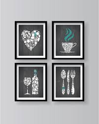 Gray Kitchen Decor Gray Kitchen Wall Art Gray White Kitchen Etsy Kitchen Decor Grey Grey Kitchen Walls Teal Kitchen Decor