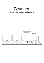 They're great for all ages. Color Me Toy Train Transportation Coloring Pages Worksheets For Preschool Kindergarten Grade Art And Craft Worksheets Schoolmykids Com