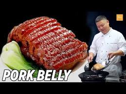 Chinese Pork Belly Recipe By Master Chef Taste The Chinese Recipes Show Youtube Pork Belly Recipes Chinese Pork Belly Recipe Pork Belly