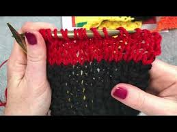Stockinette stitch is also called: How To Knit Jersey Slip Stitch Red Square For Jw Anderson Harry Styles Watermelon Cardigan Youtube