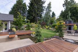 In this instance, the decking and railings are also a close match to the grey siding and shingles on the house. 18 Best Decking Ideas For Your Garden Dino Decking