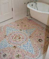 Measure the tile trim to the same size and make a mark on it to indicate where to cut. Broken Tile Mosaic Mosaic Flooring Broken Tile Mosaic Tiles