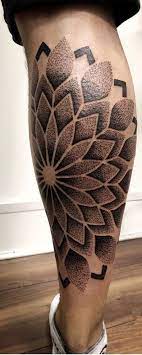 New Tattoo Mandala Pierna Awesome Ideas Pontilismo Tattoo Tatuagem Pontilhismo Tatuagem