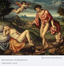 Ariadne is the wife of dionysus , who made her immortal. Bacchus And Ariadne National Galleries Of Scotland
