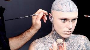 You D Never Know This Man Has The Most Tattoos On Earth Rick Genest Tattoos For Kids Zombie Tattoos