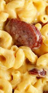 Creamy Smoked Sausage Mac And Cheese Recipe Smoked Sausage Recipes Smoked Mac And Cheese Mac And Cheese Casserole