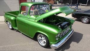Image result for Medium Chrome Green 1955 Truck