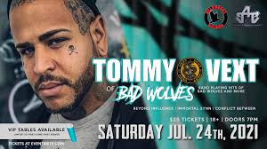 TOMMY VEXT OF BAD WOLVES