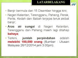 100.000 jawatan kosong dalam perkhidmatan awam. Taklimat Banjir Kejadian Banjir Di Negeri Kelantan Terengganu