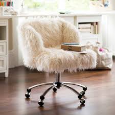 Whimsical Faux Fur Office Chair Makeover Upcycledtreasures Com Office Chair Makeover Cool Desk Chairs Desk Chair