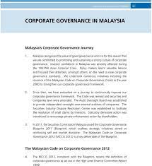 Mccg 2012:commentary of the code recommended companies to establish a policy on boardroom diversity. Malaysian Code On Corporate Governance Pdf Free Download