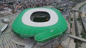 Bursaspor bursa arena turkey stadium building wallpaper. Timsah Arena Bursa Turkey Home To Bursaspor Fussballstadien Stadion Fussball