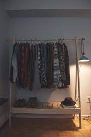 22 Diy Clothes Racks In 2021 Organize Your Closet Wooden Clothes Rack Diy Clothes Rack Wood Clothing Rack