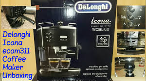 We did not find results for: Delonghi Icona Ecom311 Espresso Cappuccino Coffee Maker Unboxing Youtube