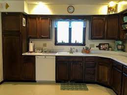 Notice all the elements we added, countertops, backsplash, and new cabinetry were that dark green color. 15 Diy Kitchen Cabinet Makeovers Before After Photos Of Kitchen Cabinets