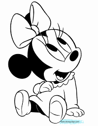 Printable baby mickey and minnie mouse disney coloring page. Minnie Mouse Coloring Book Luxury Baby Minnie Mouse Coloring Pages Coloring Home Mickymaus Zeichnungen Mickey Maus Bilder Disney Babys