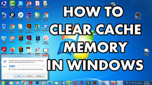 Cache is an area or type of computer memory in which information that is often in use can be stored temporarily, so that you can get to it quickly. How To Clear Cache Memory In Windows 7 And 10 How To Clear Ram Cache Memory How To Boost Ram Youtube