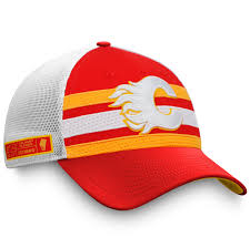 The calgary flames are a professional ice hockey team based in calgary. Men S Nhl Calgary Flames Fanatics Branded Red Yellow 2020 Nhl Draft Authentic Pro Adjustable Trucker Hat Sports Closet