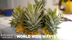 Black on the outside, yellow on the inside. Turning Pineapples Into Plates Ever Widening Circles
