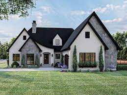 050h 0372 European House Plan French Country House Plans Cottage House Plans Modern Cottage House Plans