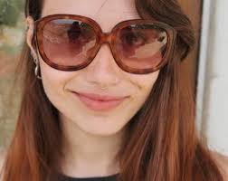 Oversized Authentic Vintage 70's Sunglasses FRAMES ONLY, Never Used Vintage  Square Brown Women Sunglasses, NOS German Eyewear