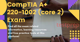 A+ 1001 core 1 test prep live | comptia study group april 2020 comptia's a+ certification is one of the most popular it certifications in the world. Comptia A 220 1002 Core 2 Exam Testprep Training Tutorials