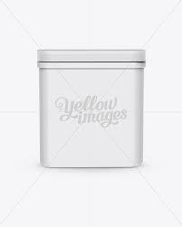 Download Cocoa Powder Container Mockup In Pot Tub Mockups On Yellow Images Object Mockups PSD Mockup Templates